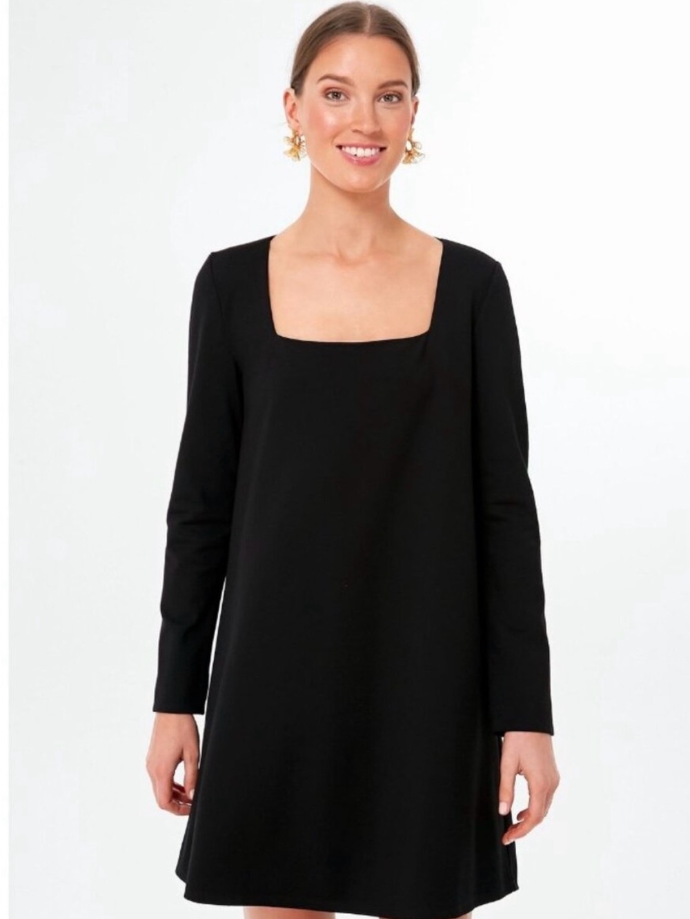 Tuckernuck Black Square-Neck dress